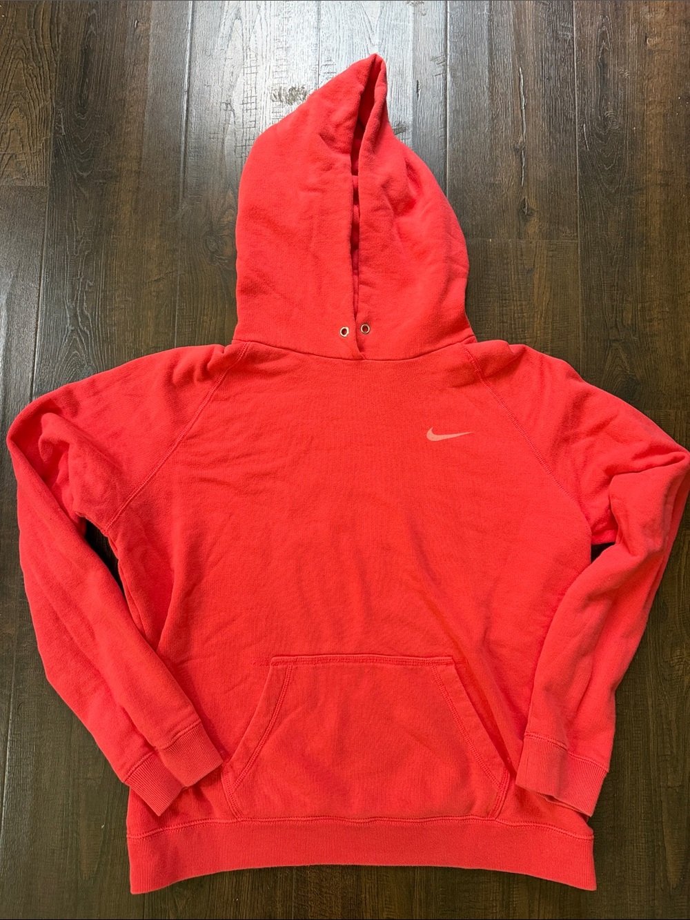 Nike Bright Red Crewneck Hooded Sweatshirt - Men's